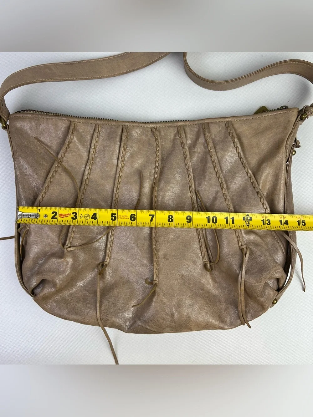 Botkier Tan Handbag Slouchy Bag Crossbody Purse